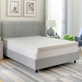 3-Inch AdaptiFoam Responsive Memory Foam Mattress Topper - California King for Supportive Comfort, Allergy-Free Sleep, and Temperature Regulation|Ideal for Home Offices & Guest Rooms|Perfect for Ba...