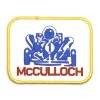 Retro McCulloch Go Kart Racing Iron Sew On Patch Retro Vintage Style Hat Cap