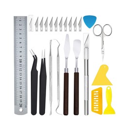 Tiardey 23 Pack Weeding Tools for Vinyl Weeding Tools Craft Vinyl Tools Weeding Kit for Weeding Vinyl, Silhouettes, Cameos, Lettering