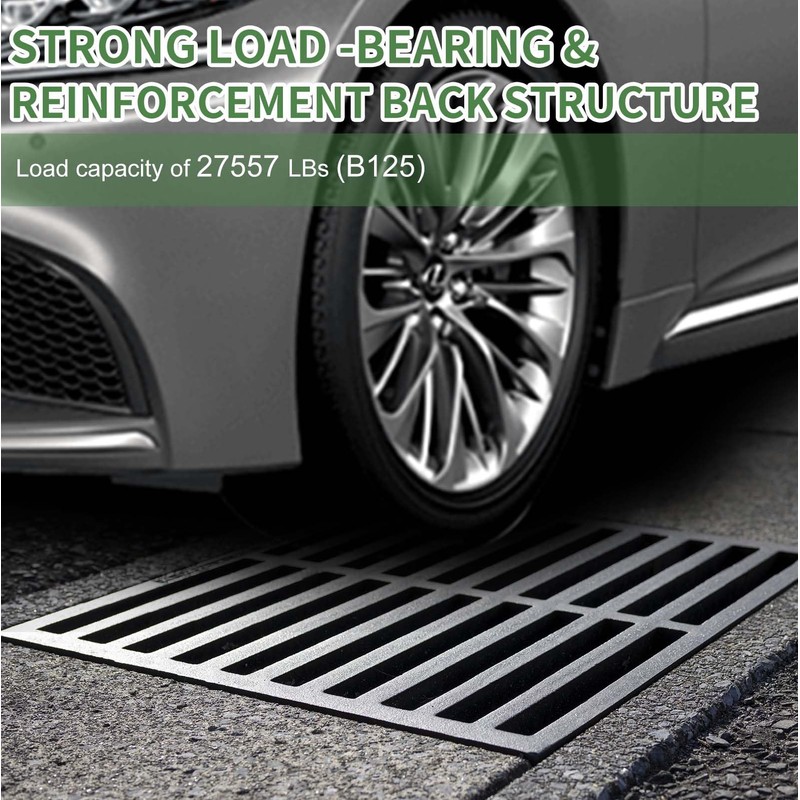 Cast Iron Drain Grate, 20 * 20in Heavy Duty Outdoor