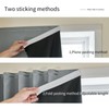 Jilron Magic Tape Stick on Portable Curtains for Windows,Bedroom Blackout