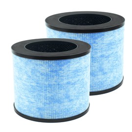 2 Pack F100 3-in-1 H13 True Replacement Filters Compatible with Instant AP100, Pre-Filter & H13 Grade True Filter & High Efficiency Activated Carbon Filter, Part# F100