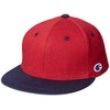 Champion 581-001A Straight Cap - red/navy