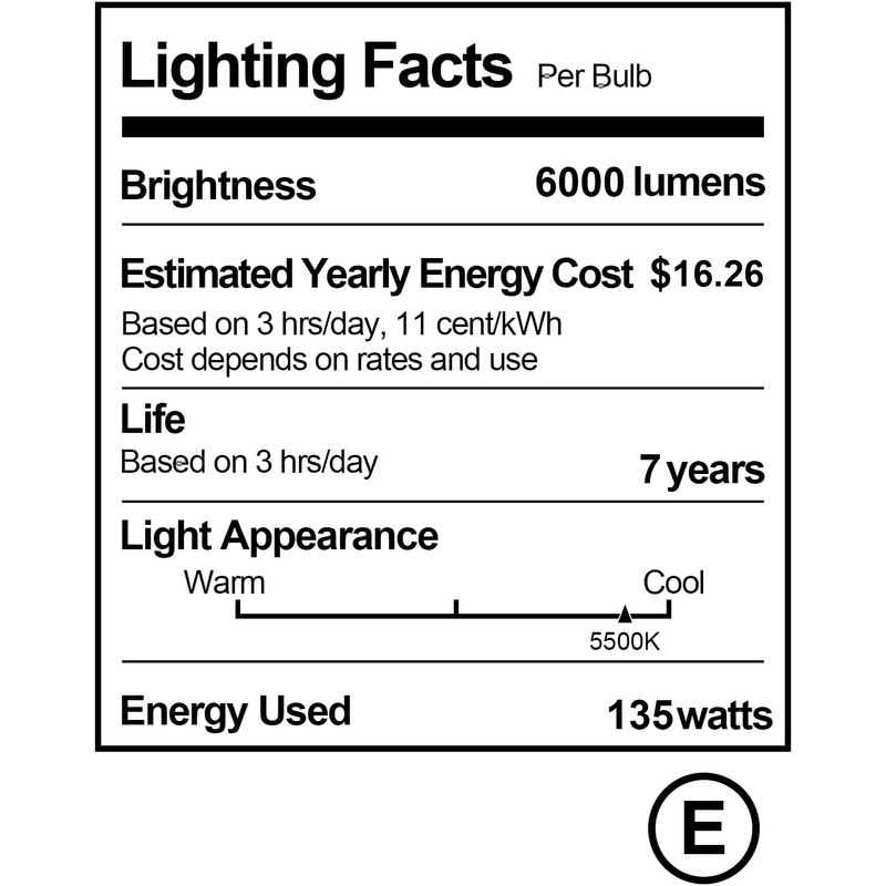 AQIRUI 2 x 135W Photography Light Bulb 5500K E27 Socket