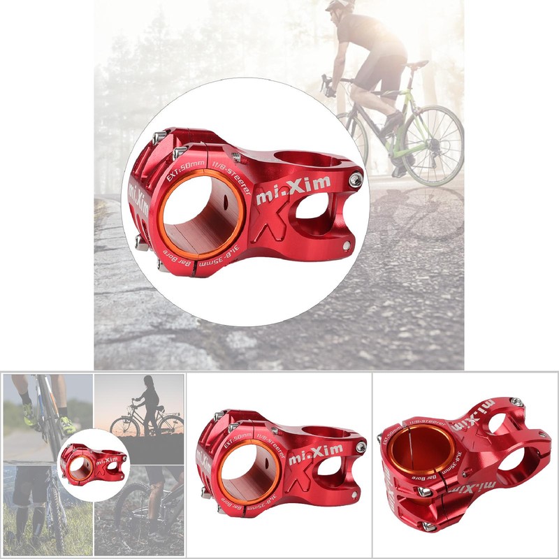 31.8*50mm Aluminium Alloy Short Bike Bar Handlebar Stem Riser Bicycle