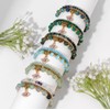 3pcs Evil Eye Bracelets For Women Men，Beaded Natural Stone Lucky