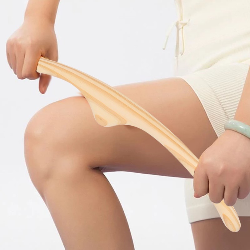 Wooden Gua Sha Massage Stick Wooden Massage Tool for Muscles