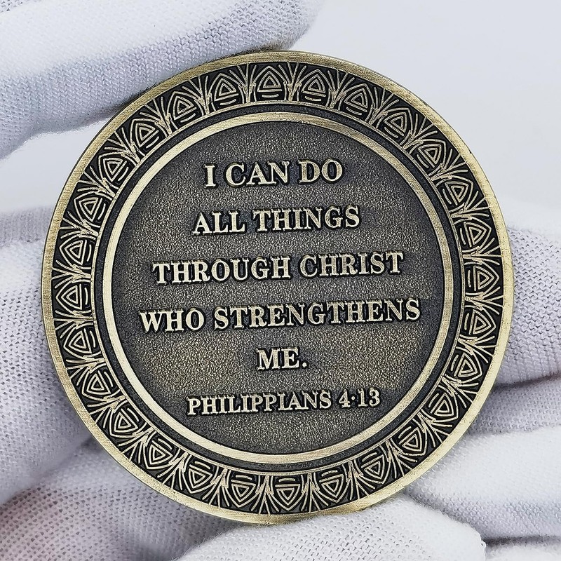 Christian Knight Templar Challenge Coin Armor of God Coin- Philippians