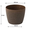 Tymar Flower Pot, Pack Of 2, Round Shape, Planter (2