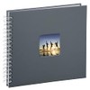 Hama Fine Art Spiral Bound Album, 28 x 24 cm, 50 White Pages | Grey