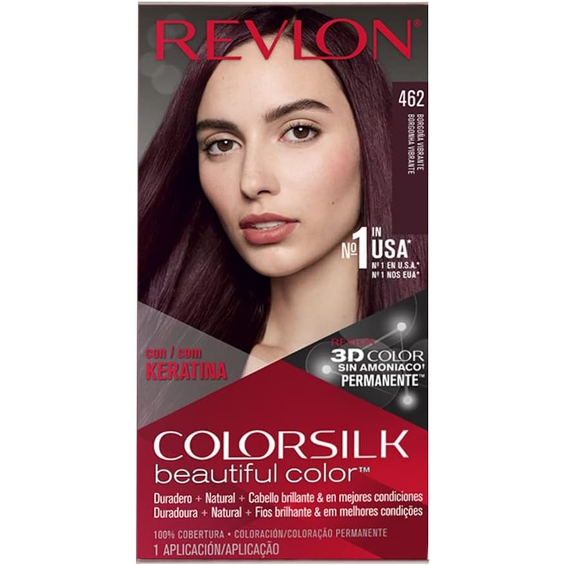 Tinte para Cabello Revlon Colorsilk Beautiful Color-Keratina 066 Rojo Cereza