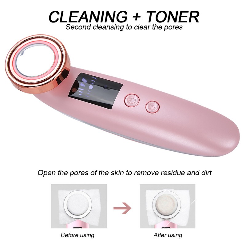 Ion Skin Rejuvenation Machine EMS MicroCurrent RF Face Care Machine