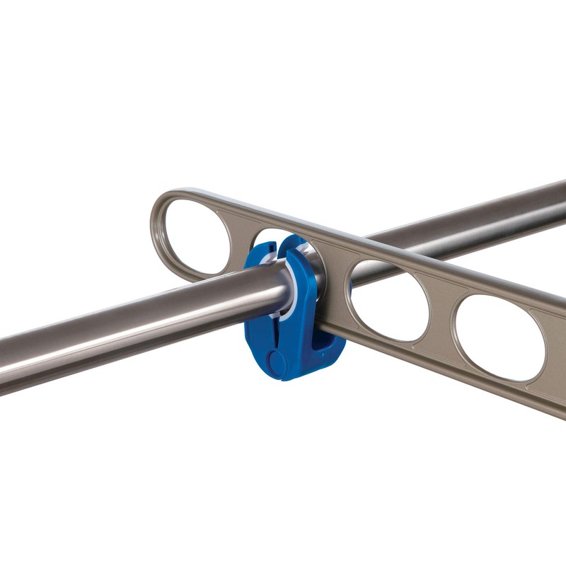 Nishida Clothesline Stopper, Blue, 1.8 x 3.3 x 1.3 inches