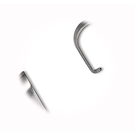 New 100 Stainless Steel 10x6mm Ice Pick Pinch Bails with 9mm Grip Length for DIY Crafts and Jewelry Making LU06171MAR