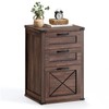 VASAGLE File Cabinet, Filing Cabinet with 3 Drawers, Printer Stand,