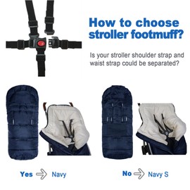 Yobee Winter Outdoor Tour Waterproof Stroller Bunting Bag, Warm and Comforatble Stroller Footmuff, Toddler Universal Stroller Sleeping Bag, Multi-Use,6 to 36 Months