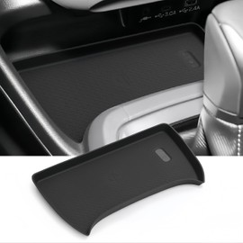 Katorn Wireless Charging Protective Mat for Subaru Crosstrek/Impreza 2026 2025 2024, Center Console Interior Accessories Silicone Anti-Slip Wireless Charger Cover Pad for 2024-2026 Crosstrek/Impreza