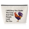 Chicken Lover Gifts Chicken Makeup Bag Chicken Gifts for Girls