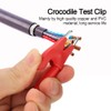Pinzas de Cocodrilo Cocodrilo de Seguridad Clips de Prueba 10