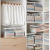 Meyeyaia 10 Pack Clear Clothes Storage Bags with Zipper &