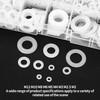 810 Nylon Washers Plastic Washers White Flat Washers Set, Nylon