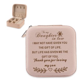 Gift for Daughter in Law from Mother in Law, To My Daughter-in-Law Jewelry Box, Wedding Day Keepsake from Mom to Daughter, In Law Thank You for Loving My Son, Future Daughter-in-Law Gift Ideas