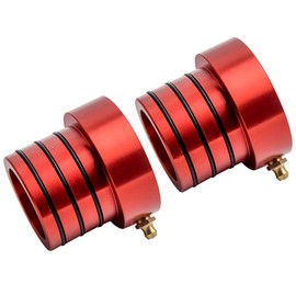 maXpeedingrods Front Inner Outer Axle Tube Seal Kit for Jeep Grand Cherokee Wrangler JK XJ ZJ MJ Dana 30 Dana 44 Front Axles 1987-2018 Red 2 Pcs