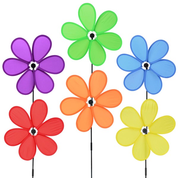 B bangcool Wind Spinners Sunflower Lawn Pinwheels Windmill Party Pinwheel Wind Spinner for Patio Lawn & Garden