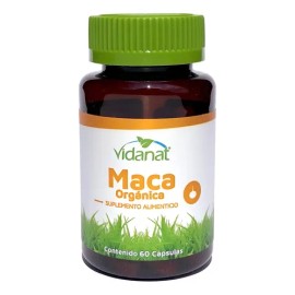 Maca Orgánica 60 Cápsulas Vidanat