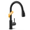 Hiqufet Black Kitchen Faucet with Pull Down Sprayer, Rv Kitchen