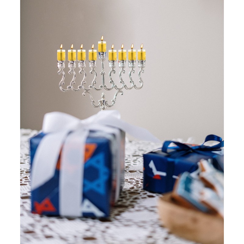 Hanukkah Menorah Glass Oil Cups – Elegant Holders for Oil