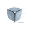 HMF 14966-09 Metal Corner Protectors for Suitcases | Pack of