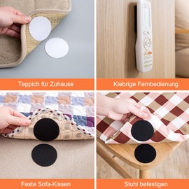 Carpet Pads Grippers, Non-Slip Washable Grippers, Multi-Purpose Washable Carpet Tape Grippers for All Types of Carpets, Set of 10