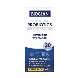Bioglan Platinum Probiotic Ultimate Strength 100 Billion 60 Capsules