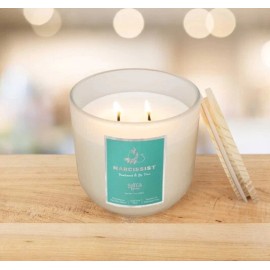 Buff City Soaps candle Narcissist 2 wick 13 oz. candle BRAND NEW sandalwood