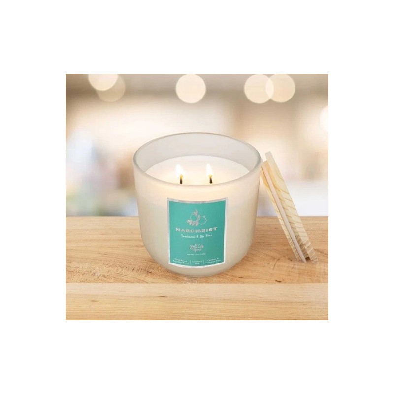 Buff City Soaps candle Narcissist 2 wick 13 oz. candle