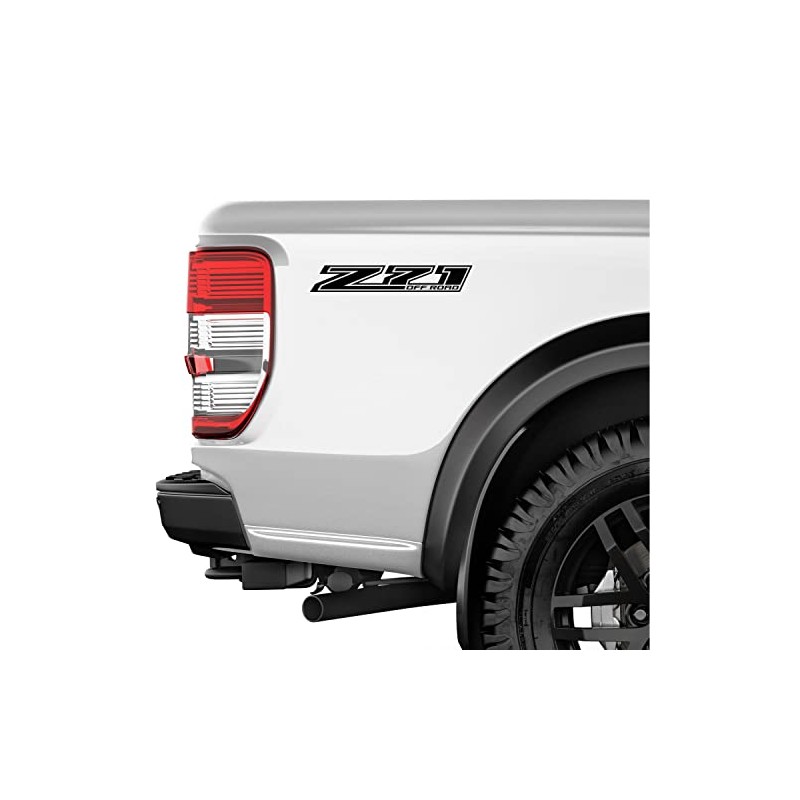 Z71 Offroad Truck Decals - 2014-2018 Bedside Stickers/Black