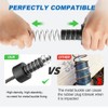 Fologtoo Zipline Spring Brake, 9.8ft Extra Long Heavy Duty Stainless