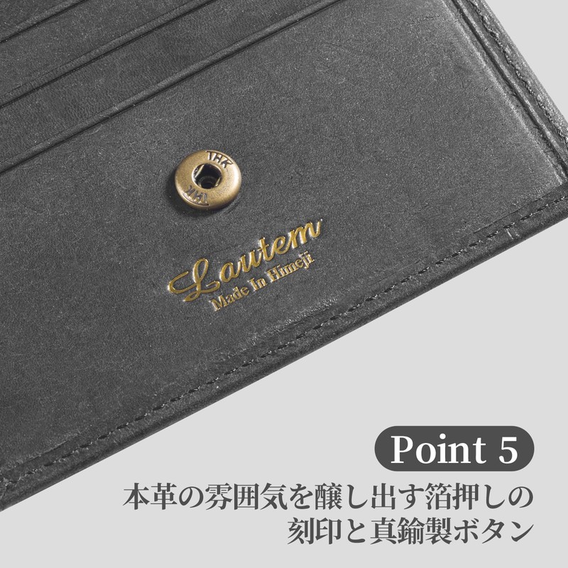 Lautem Pueblo Bifold Wallet, Men's, Mini Wallet, Small, Thin, Compact,