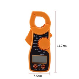 Multímetro digital, multímetro, multímetro de abrazadera, multímetro de CA y CC, rango automático, medidor de voltaje, ohmios, amperios, herramientas de medición para el