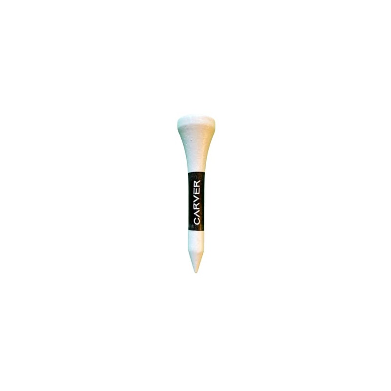 CARVER Wooden Golf Tees - 83mm, 70mm, 54mm, 42mm -