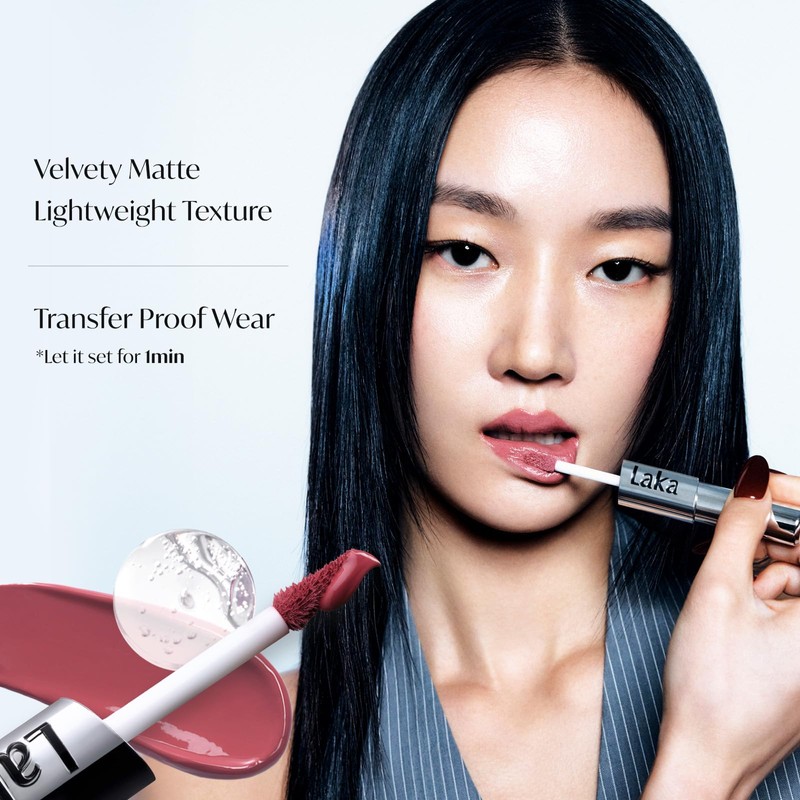 Laka Perfect Twin Lip - Dual-Ended Matte Liquid Lipstick &