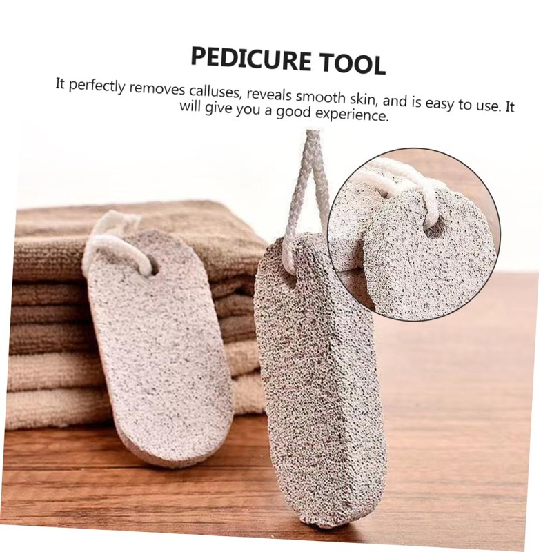 WOONEKY Remover for Feet 6pcs Pumice Stone Foot Scraper Foot