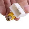 16 Pins Reverse Backup Rear View Camera Harness Adapter Connector