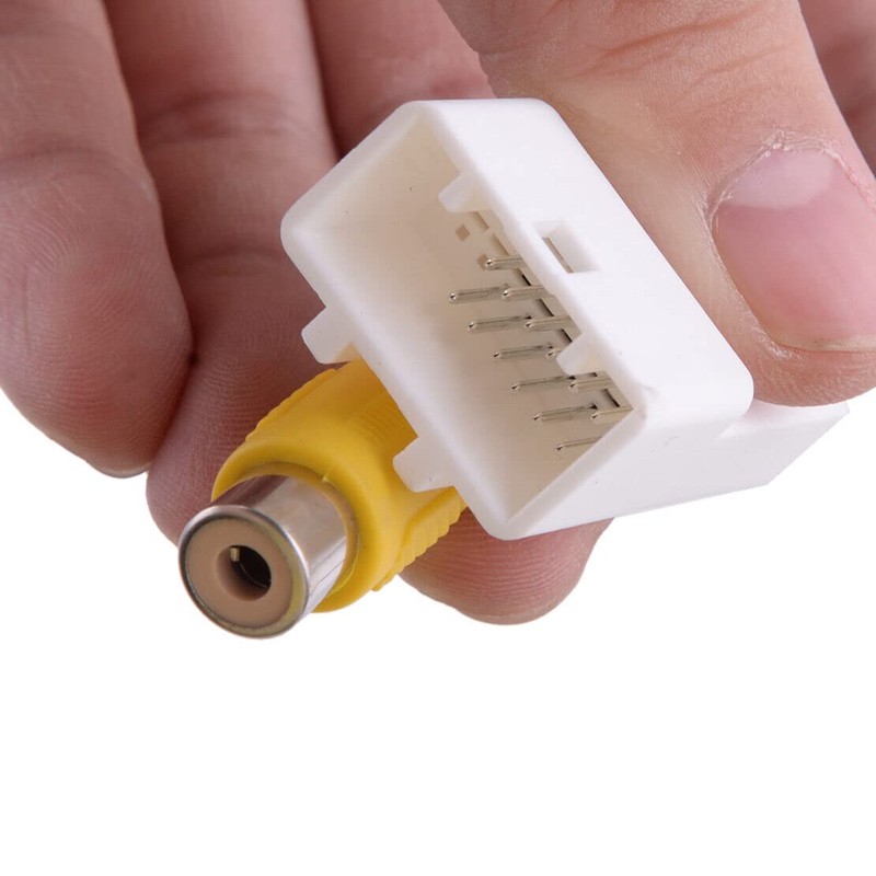 16 Pins Reverse Backup Rear View Camera Harness Adapter Connector