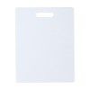 FARBERWARE Reversible Plastic Cutting Board, 8x10 Inch, White, Dishwasher Safe,