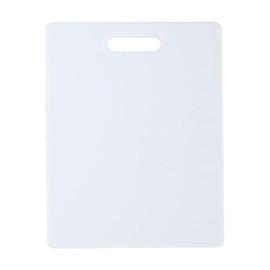 FARBERWARE Reversible Plastic Cutting Board, 8x10 Inch, White, Dishwasher Safe, Non-Porous and Durable for Chopping, Slicing, Prep, Easy to Store