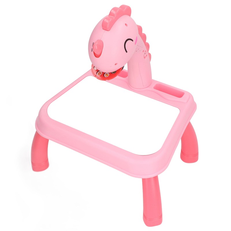 Drawing Projector Table Cute Dinosaur Design Bright Colors Detachable Smart