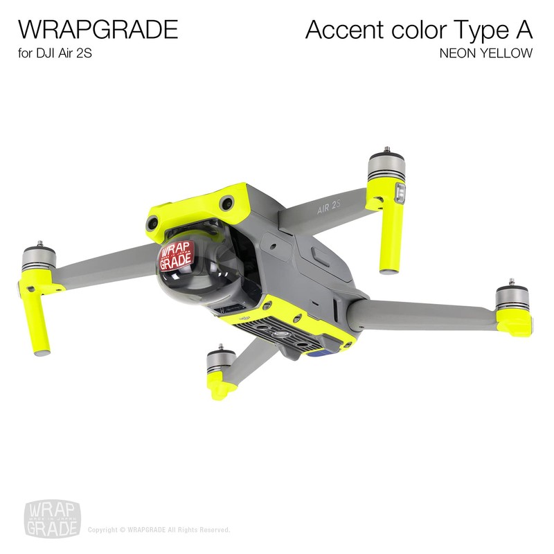 Wrapgrade Skin Compatible with DJI Air 2S, Accent Colour A
