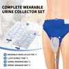 Wearable Urine Collector with Breathable Fixing Pants Silicone Collection Pouch